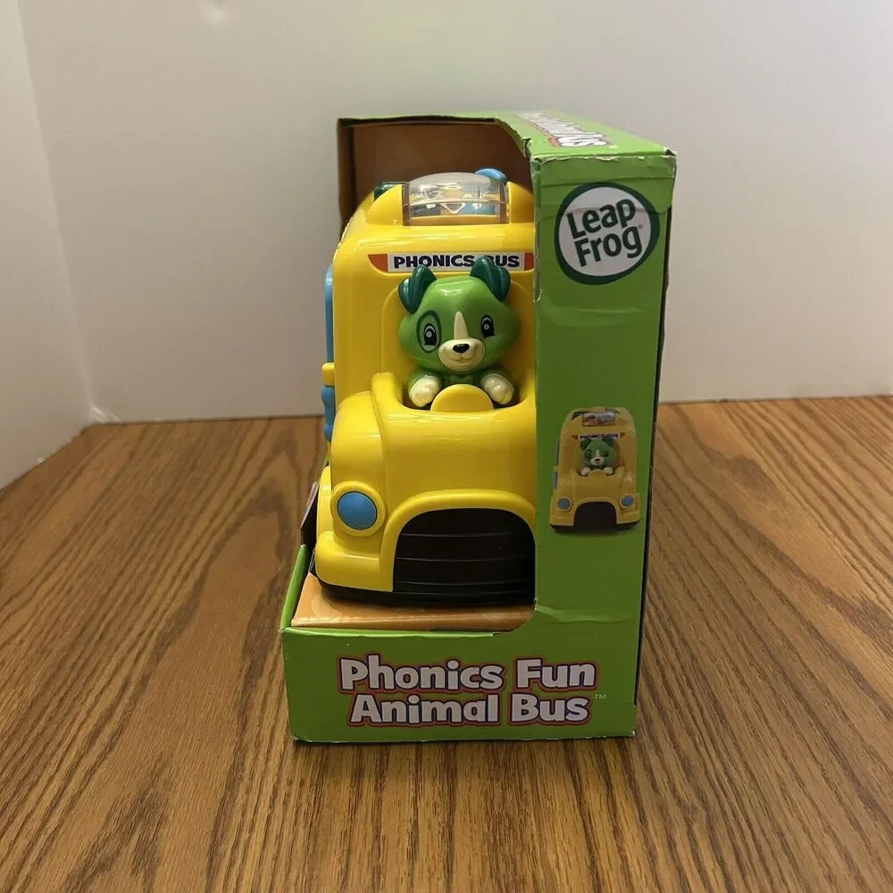 Leap Frog Phonics Fun Animal School Bus Letter Learning Scout Sounds Music 2017